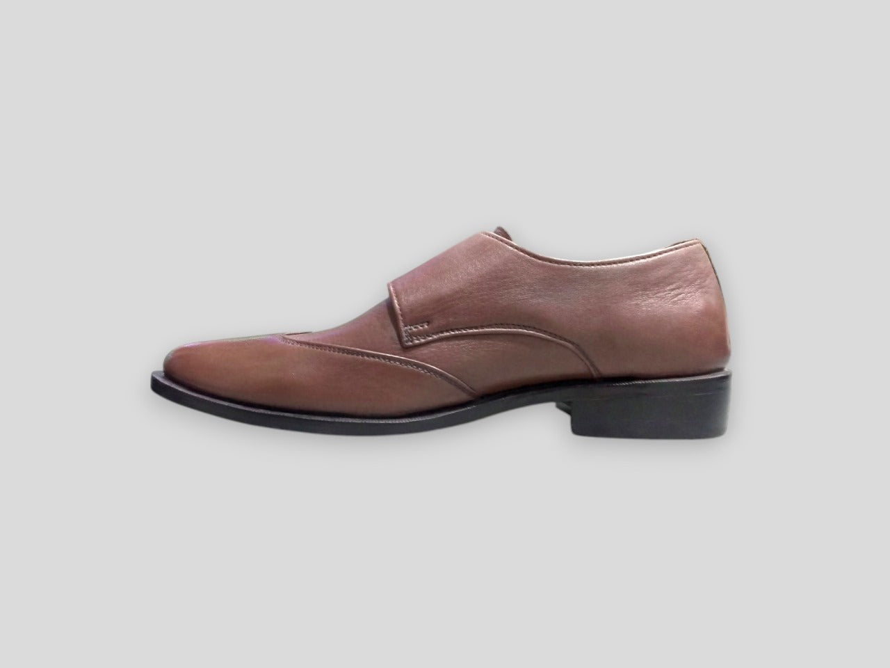 Handmade Leather Double Monk Strap Shoes