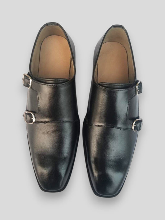 Handmade Leather Monk Shoes