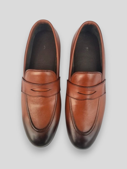 Handmade Leather Penny Loafers